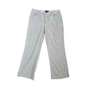 Womyn Size 10 Linen Blend Trousers Casual & Comfortable Classic Essentials